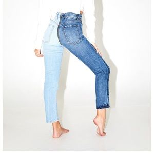 REVICE DENIM Ying Yang Crops